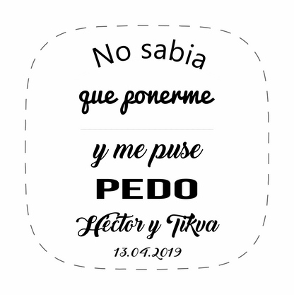 Cilindro para boda - Mod. 59 Me Puse 💍 | Festiboda