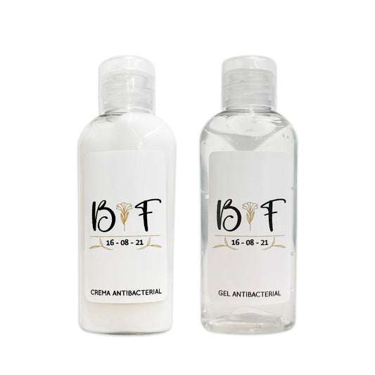 Gel Antibacterial ó Crema para Boda Personalizado – 91 tuli 💍