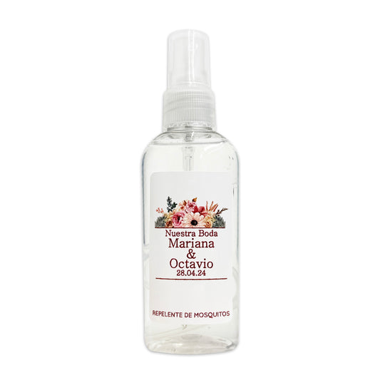 Repelente para Boda Personalizado – Mod. 92 Ramo floral 💍