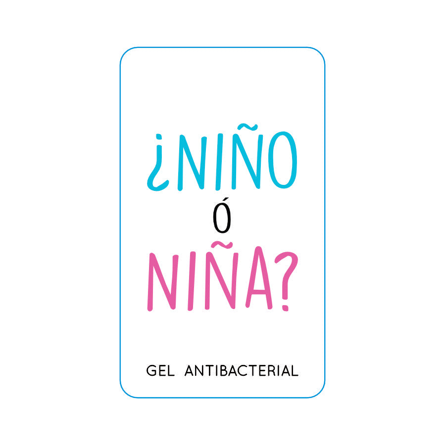 Gel Antibacterial ó Crema para Fiesta Baby Shower Bautizo Perzona