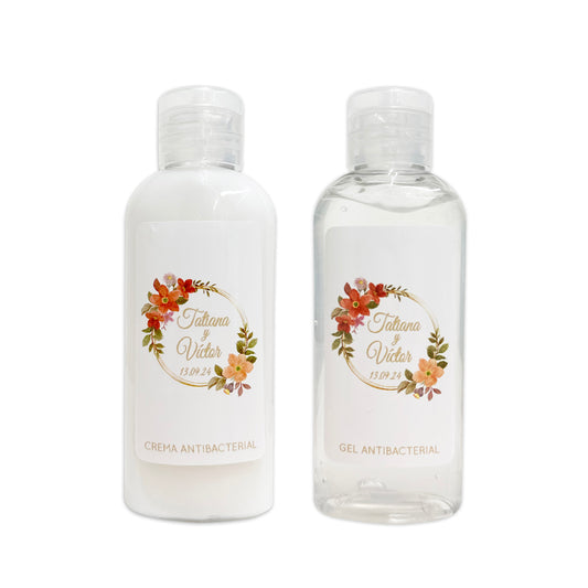 Gel Antibacterial ó Crema para Boda Personalizado – 94 Otoñal 💍