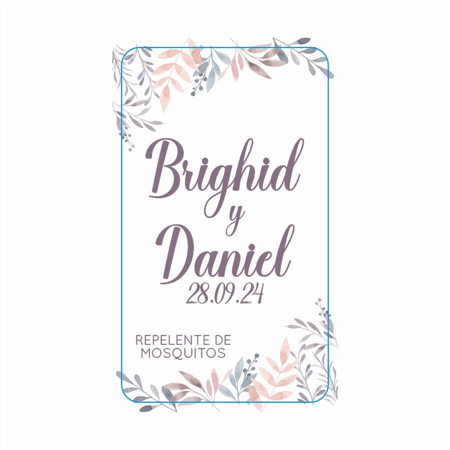 Repelente para Boda Personalizado – Mod. 95 x Todos lados 💍