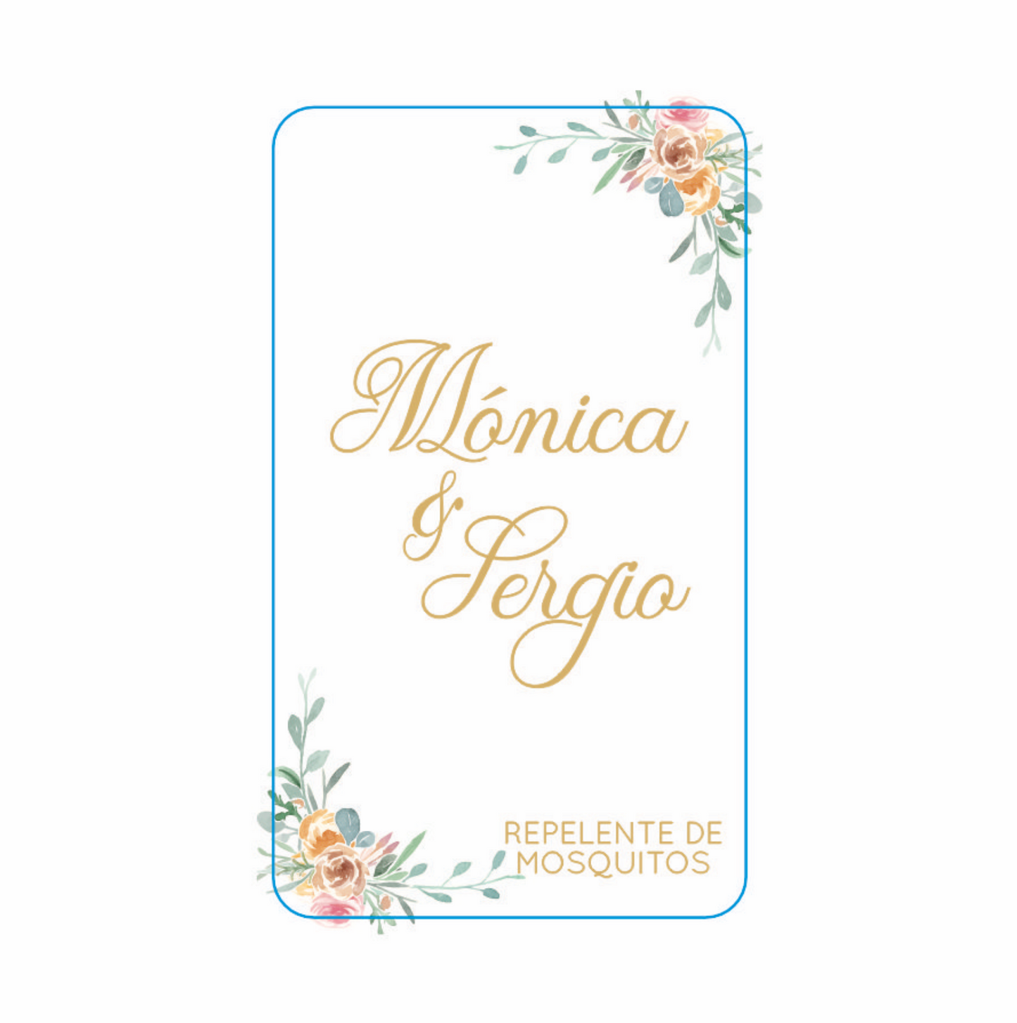 Repelente para Boda Personalizado – Mod. 97 Flor mini 💍