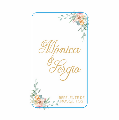 Repelente para Boda Personalizado – Mod. 97 Flor mini 💍