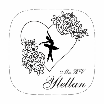 Cilindro para XV años - Mod. 157 Rosas 🧴 | Festiboda