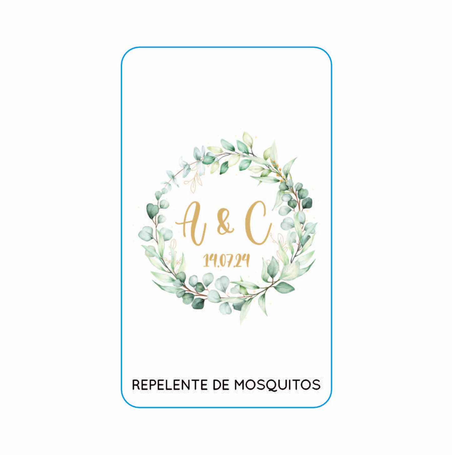 Repelente para Boda Personalizado – Mod. 99 Suculentas 💍