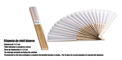 Abanico para XV años Personalizado - Mod. 575 Pinceleada Rosada