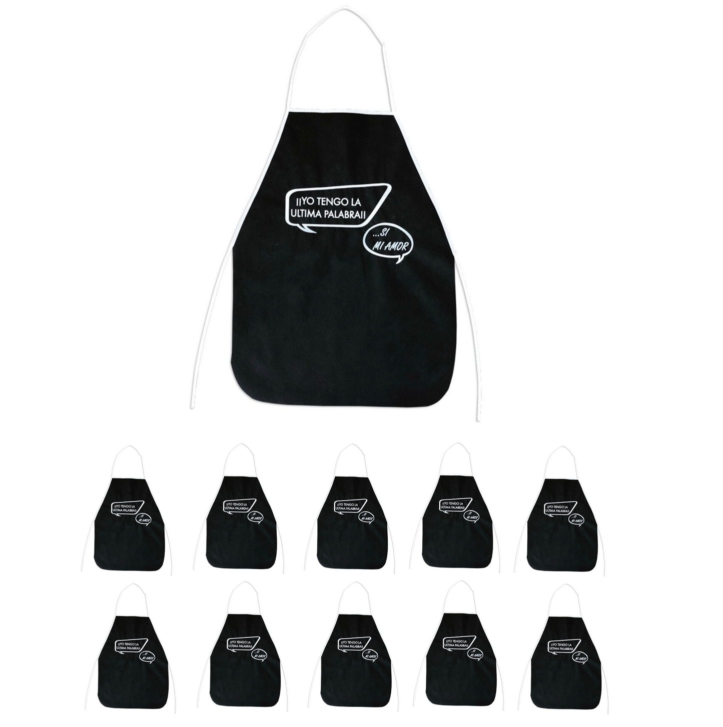 Mandiles para Boda SI MI AMOR Paquete 10 pzas