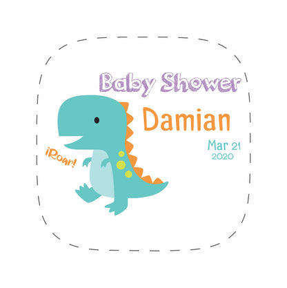 Cilindro para bautizo - Mod. 566 T-Rex 🧴 | Festiboda