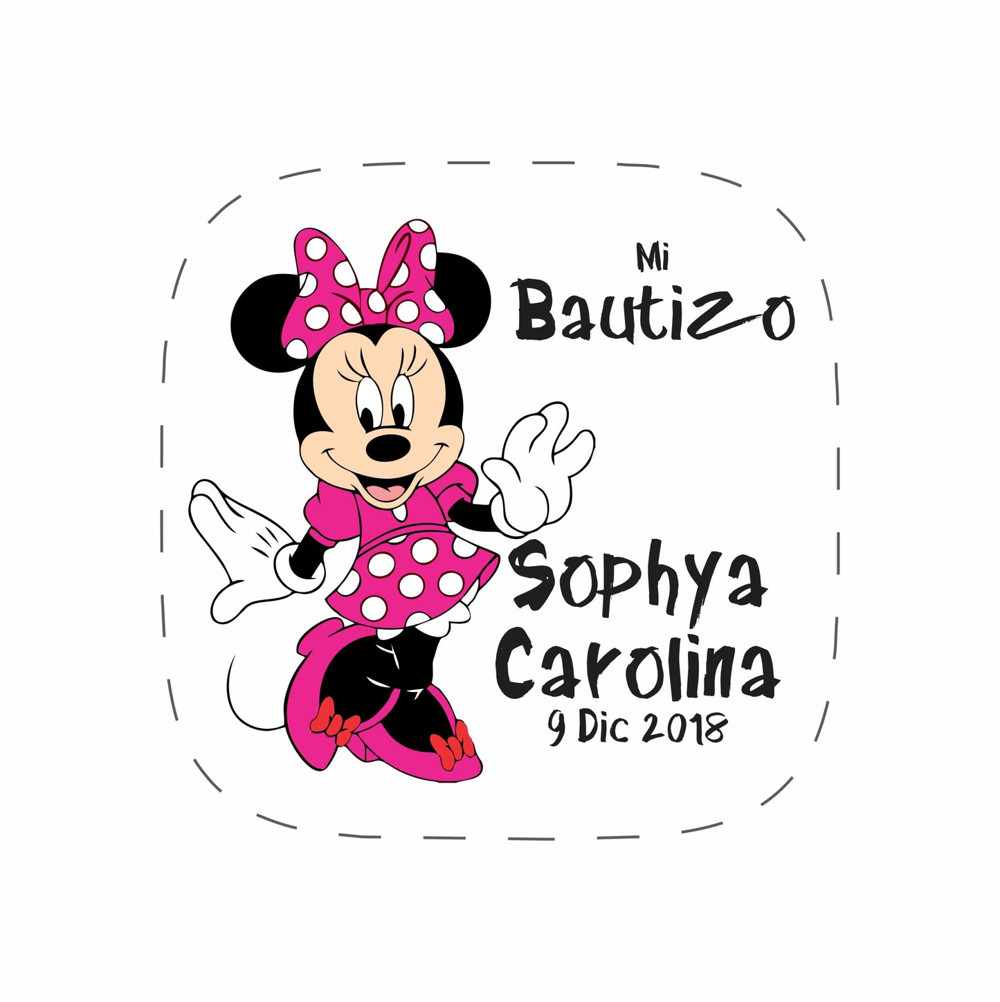 Cilindro para bautizo - Mod. 538 Tacones 🧴 | Festiboda