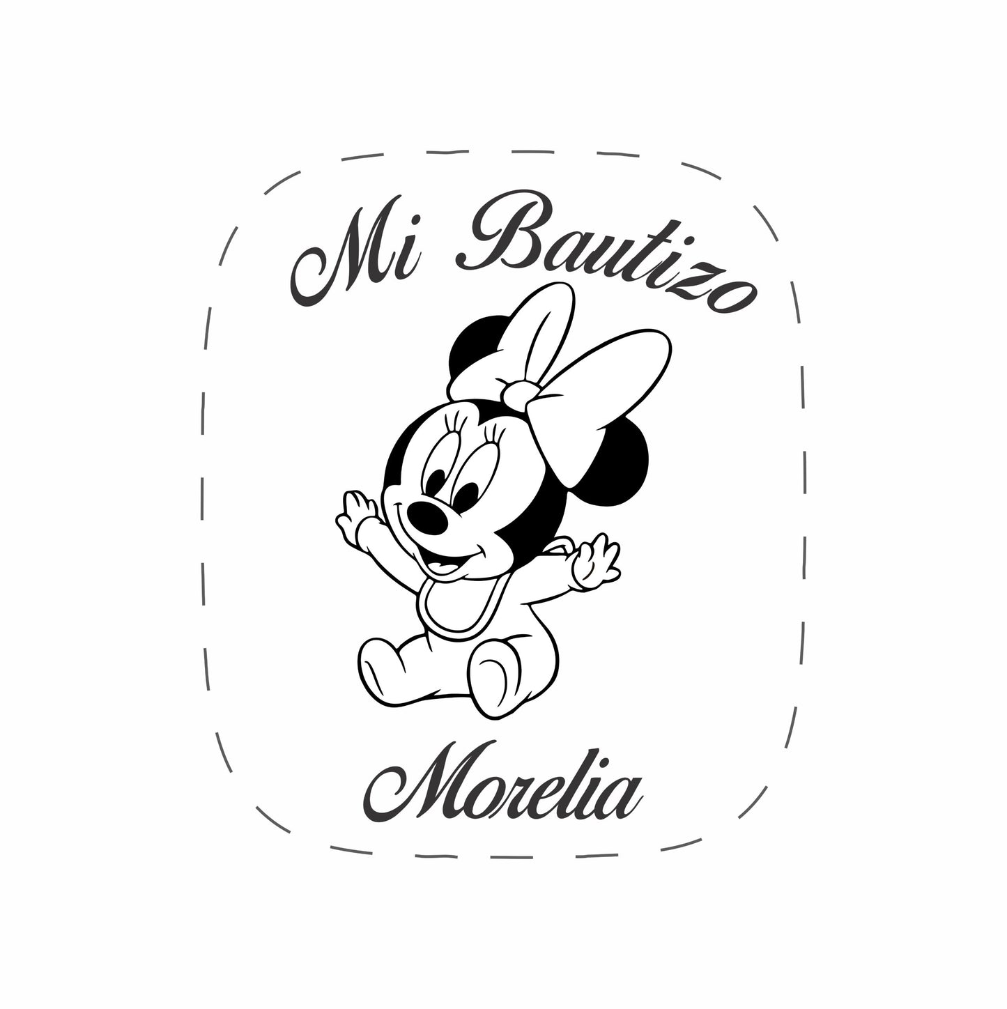 Cilindro para bautizo - Mod. 539 Disney 🧴 | Festiboda