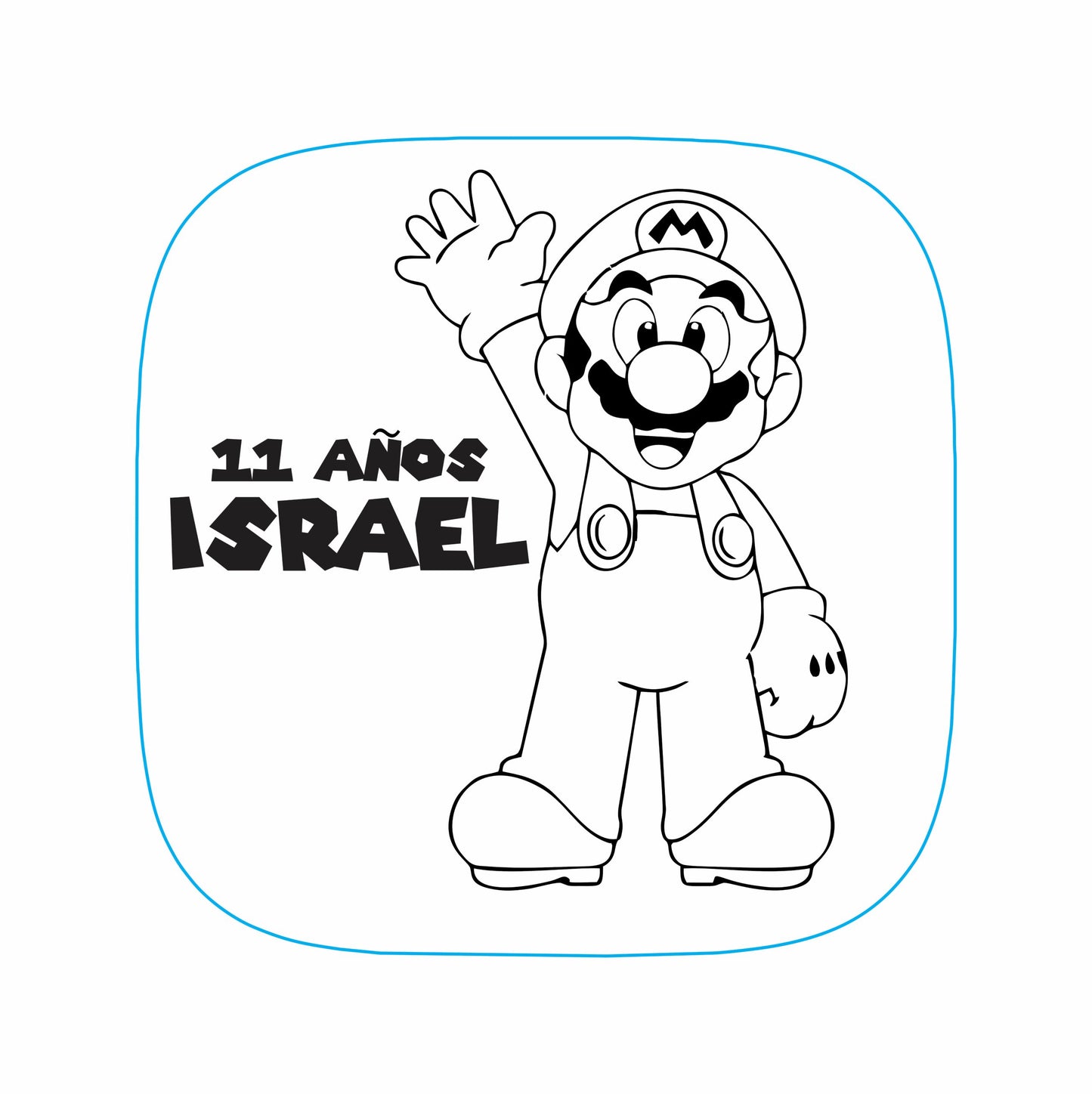 Cilindro Bolo para fiesta Infantil - Mod. 501 Mario 🎉 | Festiboda