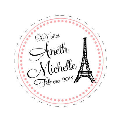 Cilindro para XV años -  Mod. 16 Paris 🧴 | Festiboda