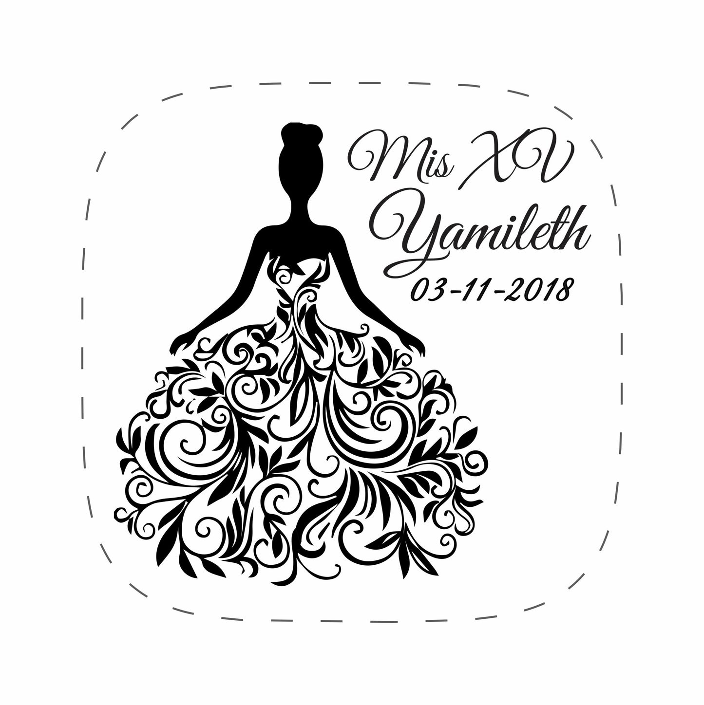 Cilindro para XV años -  Mod. 17 Quinceañera 🧴 | Festiboda