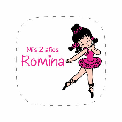 Cilindro para XV años -  Mod. 7 Bailarina 🧴 | Festiboda