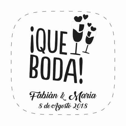 Cilindro para boda - Mod. 33 Que Boda 💍 | Festiboda
