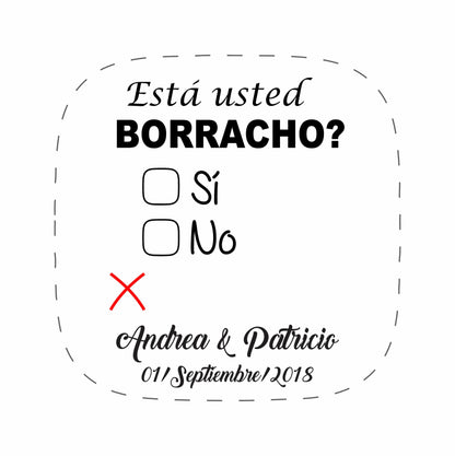 Cilindro para boda - Mod. 40 Borracho 💍 | Festiboda