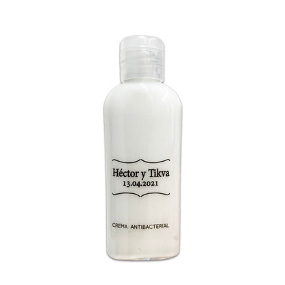 Gel Antibacterial ó Crema para Boda Personalizado Mod. 30 Apostro