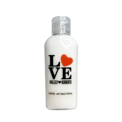 Gel Antibacterial ó Crema para Boda Personalizado Mod. 19 love 💍