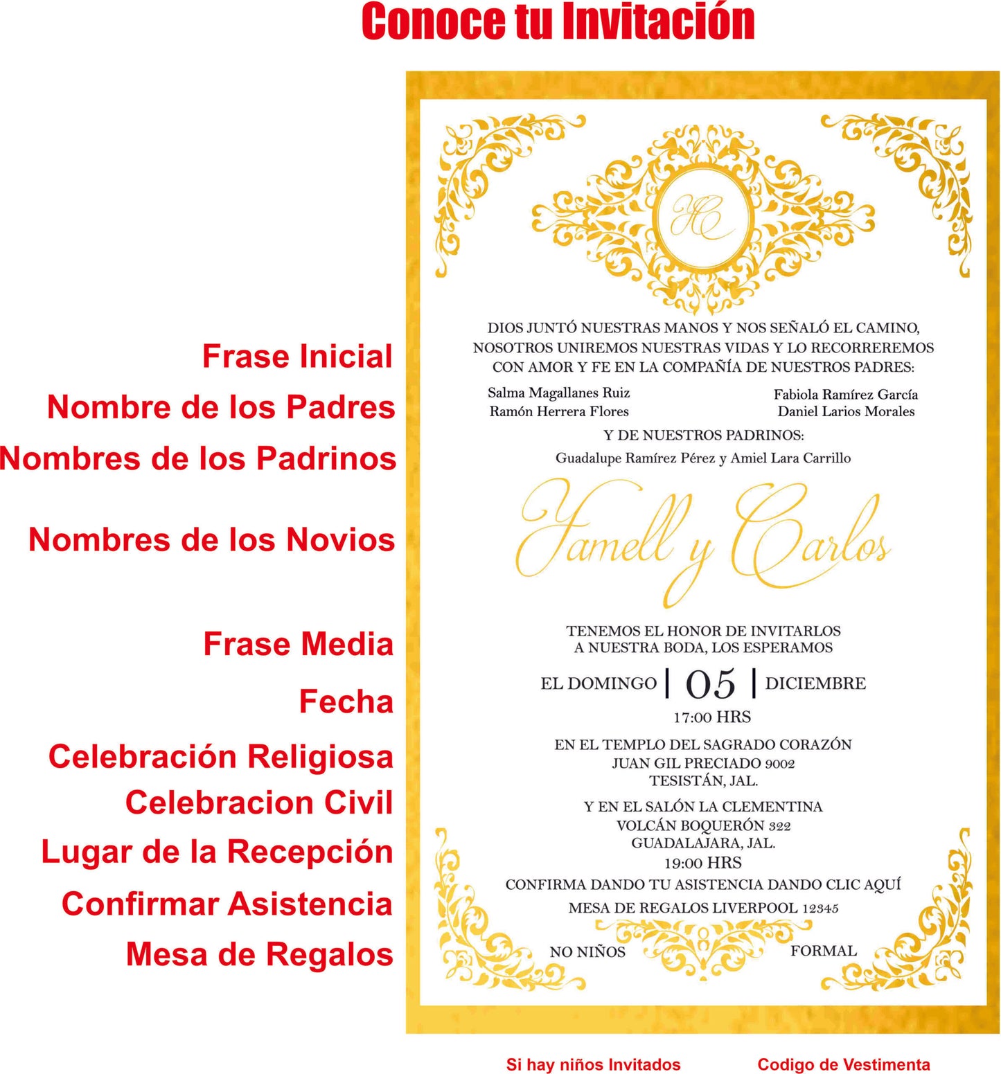 Arma Tu Invitación Digital como tu Quieras | Festiboda
