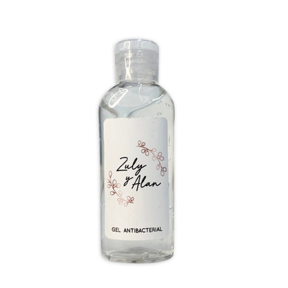 Gel Antibacterial ó Crema para Boda Personalizado Mod. 11 Ramita