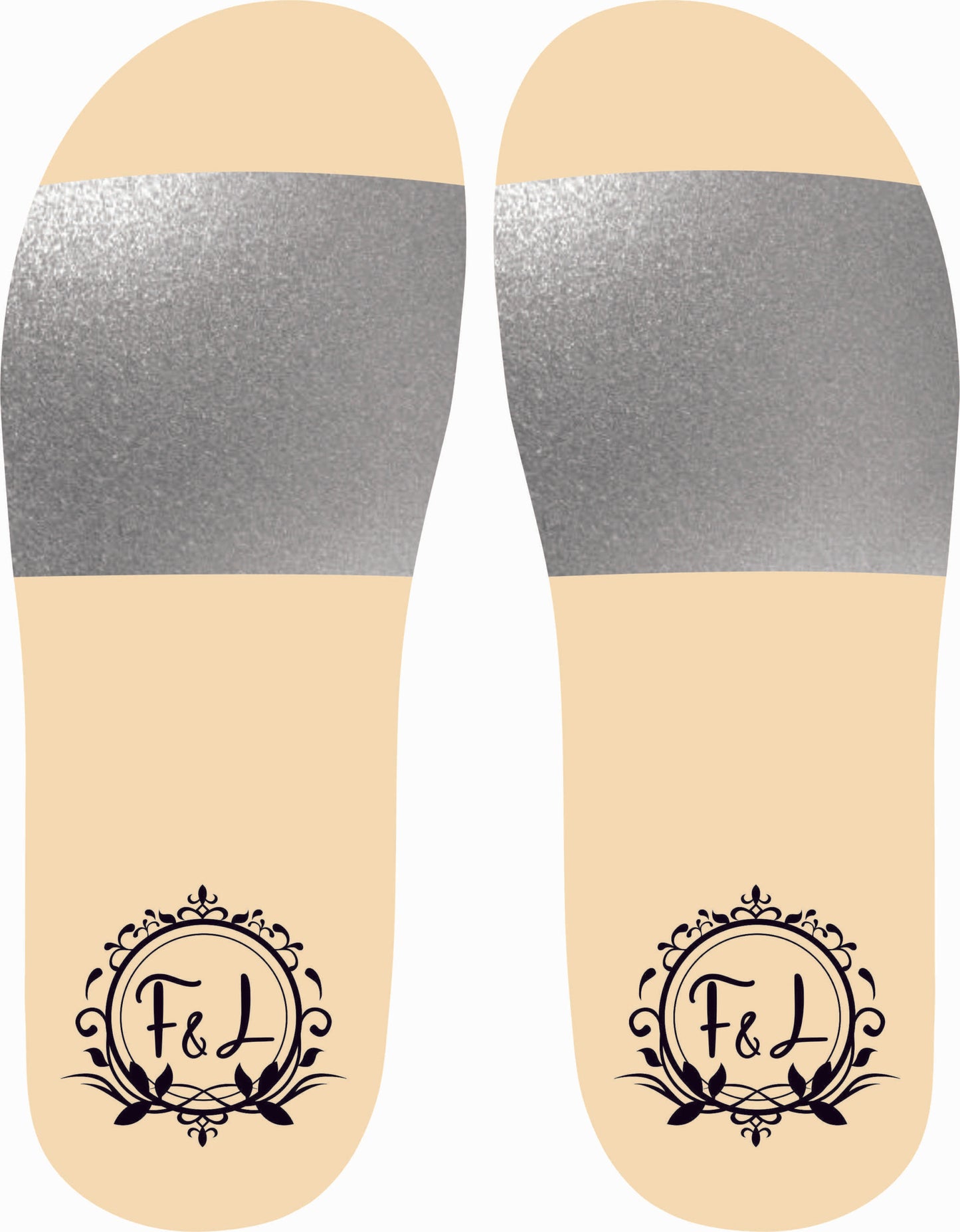 Chancleta para boda - Mod.12 Monograma 💍 | Festiboda