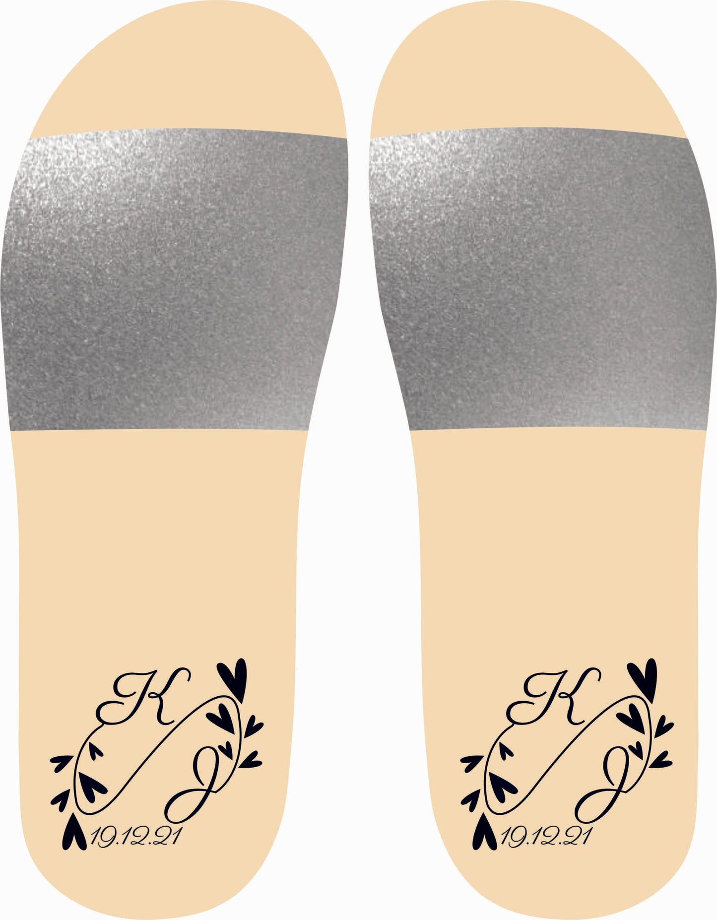 Chancleta para boda - Mod.13 Lazo Corazón 💍 | Festiboda