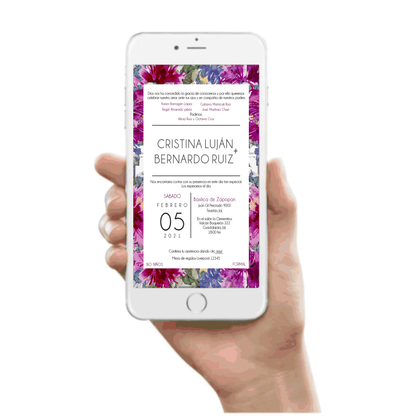 Invitación Mod . 13 Salpicado | Festiboda