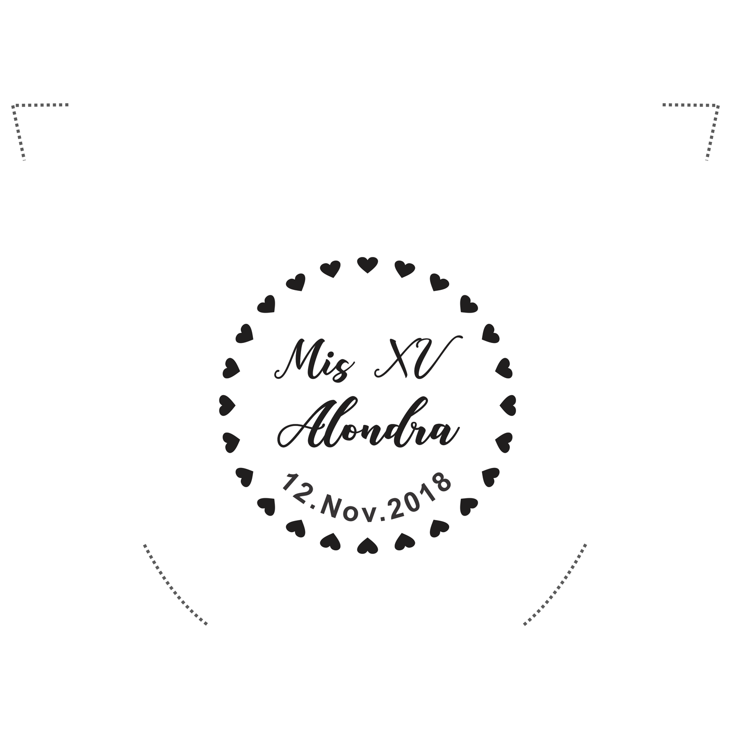 Pantufla Mod 141 XV Corazoncitos | Festiboda