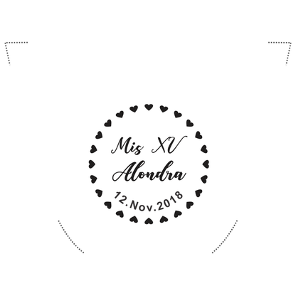 Pantufla Mod 141 XV Corazoncitos | Festiboda