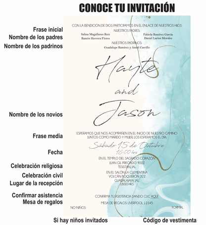 Invitación Mod . 16 AND | Festiboda