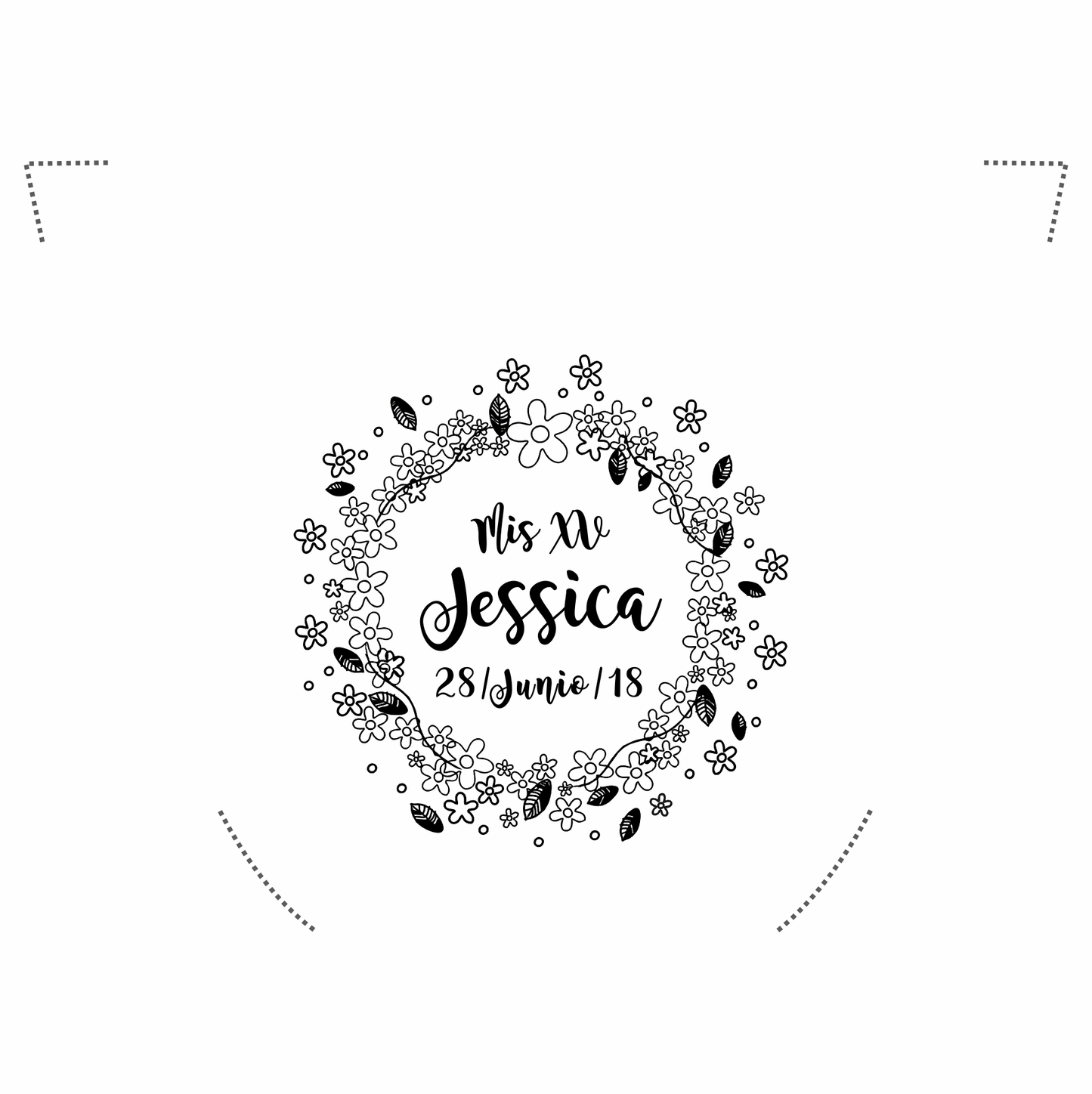 Pantufla Mod 165 Miles Flores | Festiboda