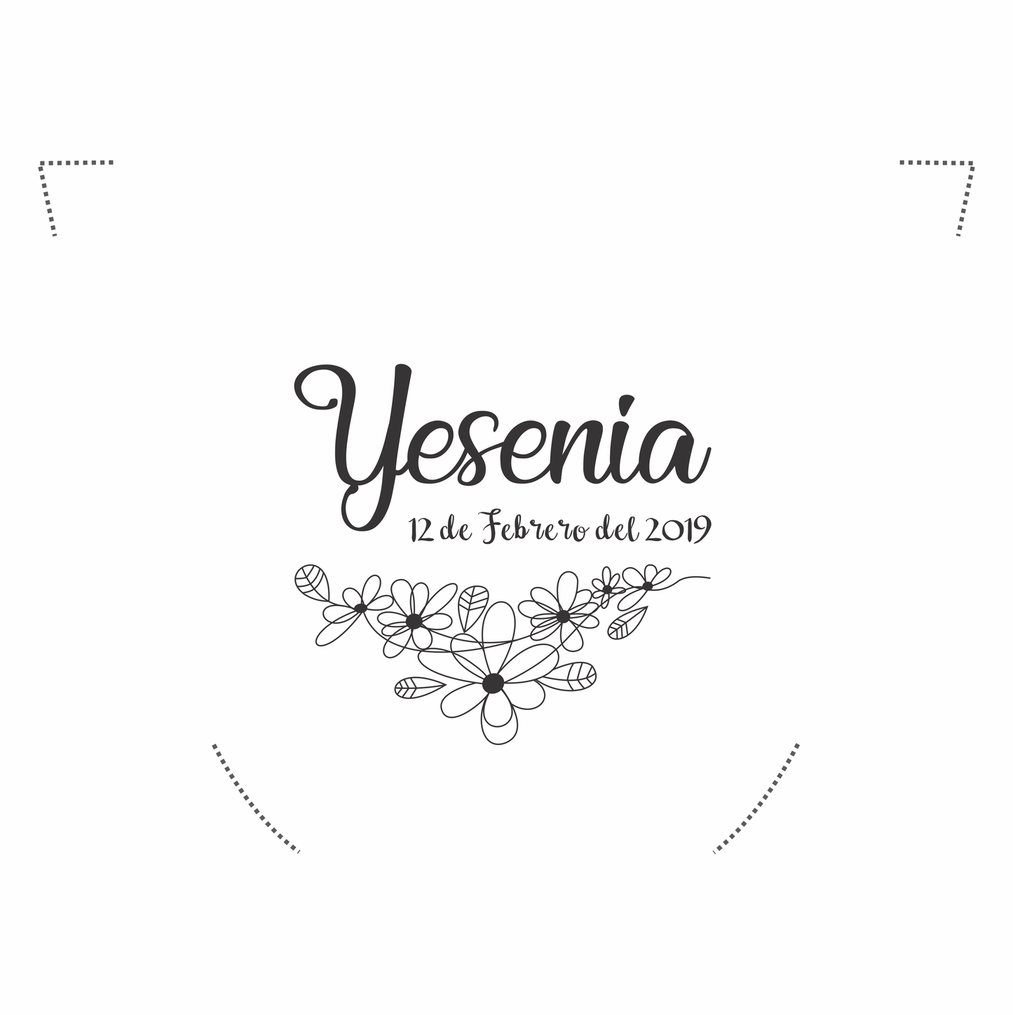 Pantufla Mod 170 Las Flores | Festiboda