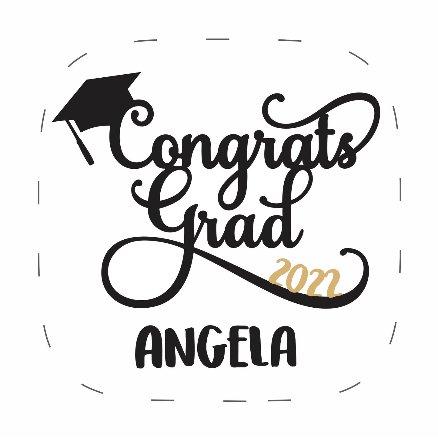 Cilindro para graduacion - Mod. 173 Felicidades 🧴 | Festiboda