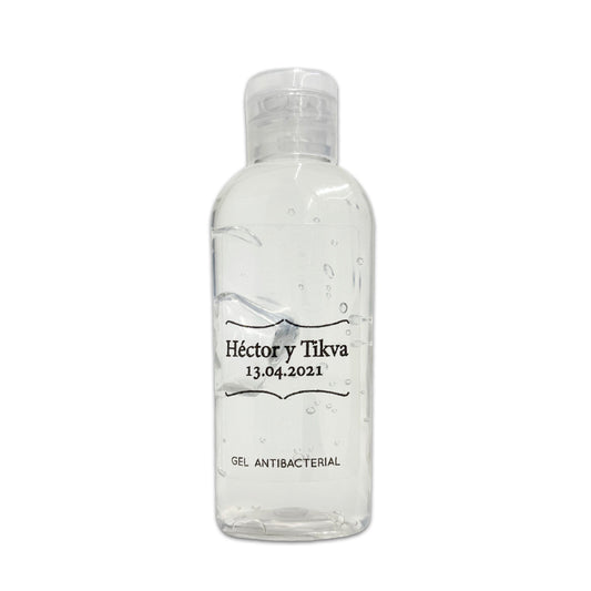 Gel Antibacterial ó Crema para Boda Personalizado Mod. 30 Apostro