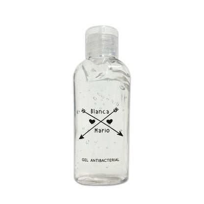 Gel Antibacterial ó Crema para Boda Personalizado Mod. 35 Dos fle