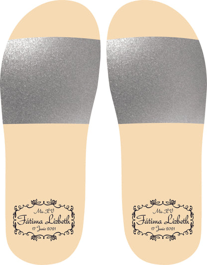 Chancleta para XV años - Mod.47 Elegante XV 🩴 | Festiboda