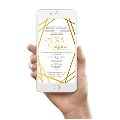 Invitación Mod . 5 Lineas | Festiboda