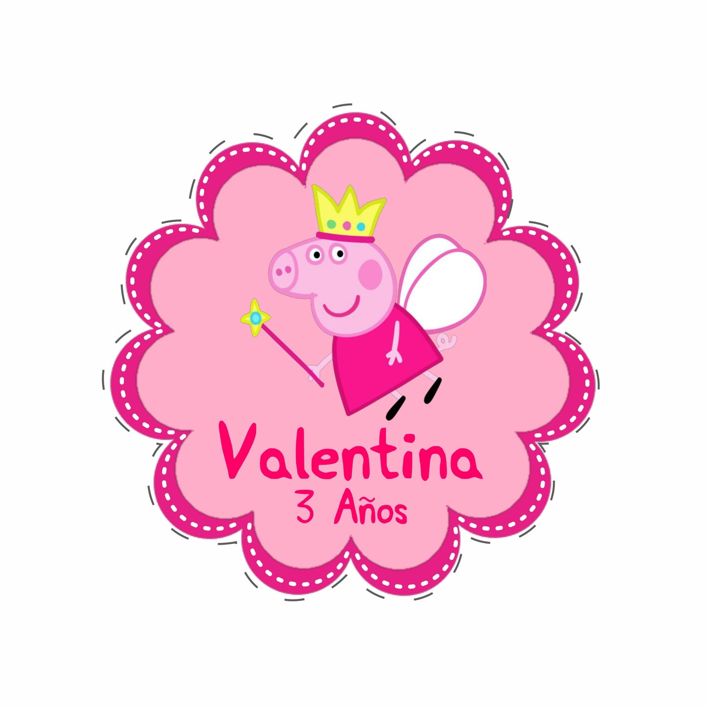 Cilindro Bolo para fiesta Infantil - Mod. 502 Pig 🎉 | Festiboda