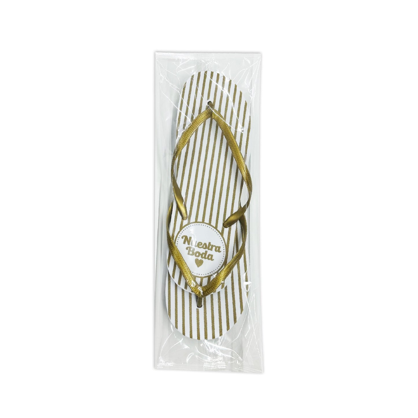 Sandalia  para Boda Mod.70 VERTICAL Nuestra Boda ( Suela :Blanca