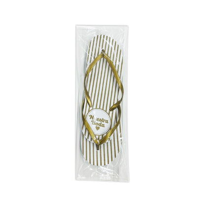 Sandalia  para Boda Mod.70 VERTICAL Nuestra Boda ( Suela :Blanca