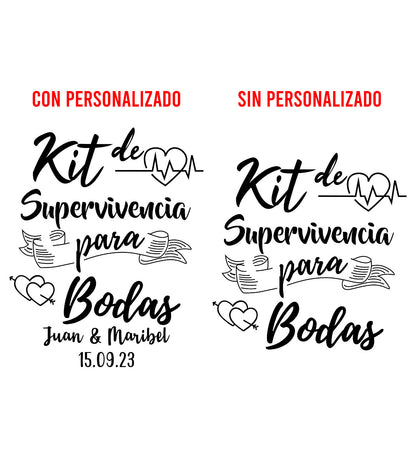 Costalito para Kit Anticruda para Boda mod. 12 Supervivencia 💍