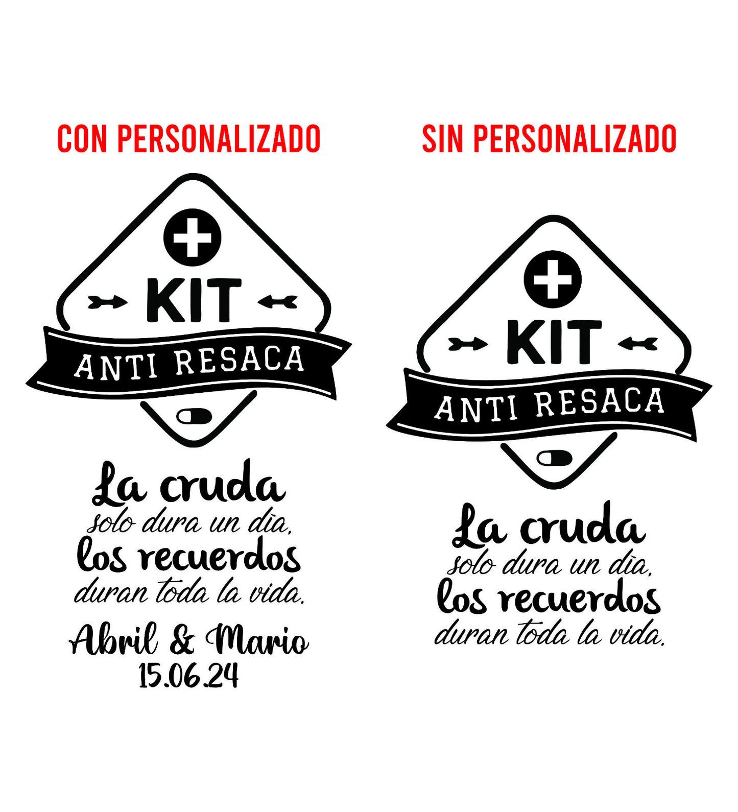 Costalito para Kit Anticruda para Boda mod. 14 La cruda 💍