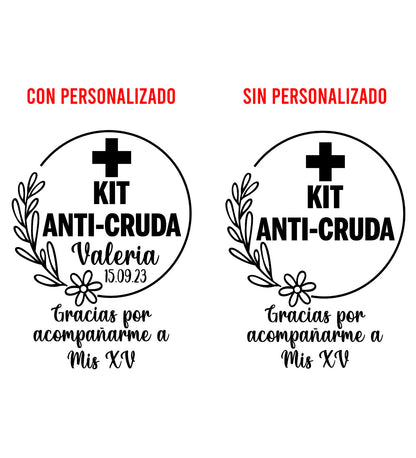 Costalito para Kit Anticruda para XV Años mod. 5 Media flor XV 🎁