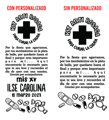 Costalito para Kit Anticruda para XV Años mod. 1 Nuevo XV 🎁