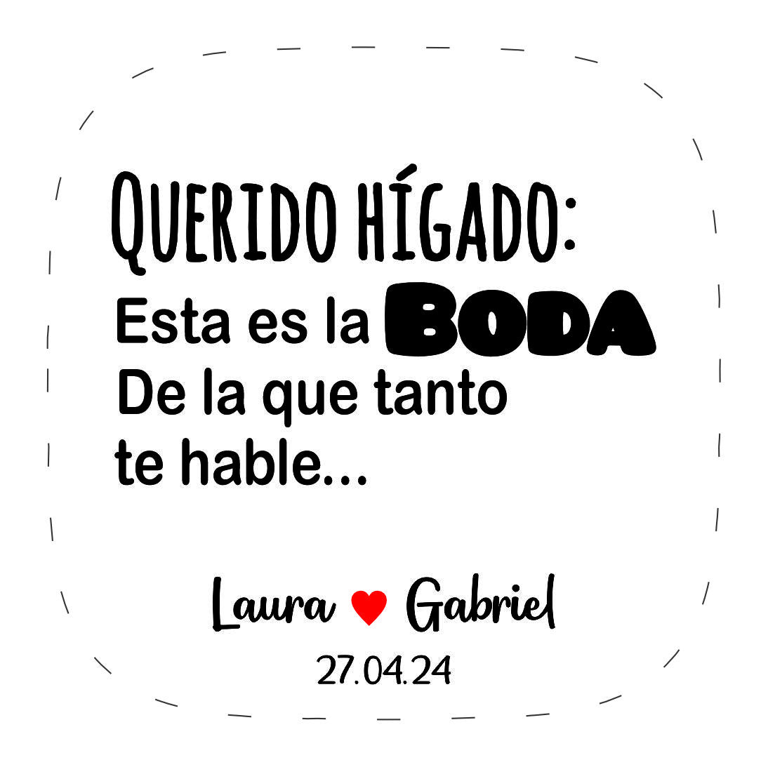 Cilindro para boda - Mod. #180 Hígado 💍 | Festiboda