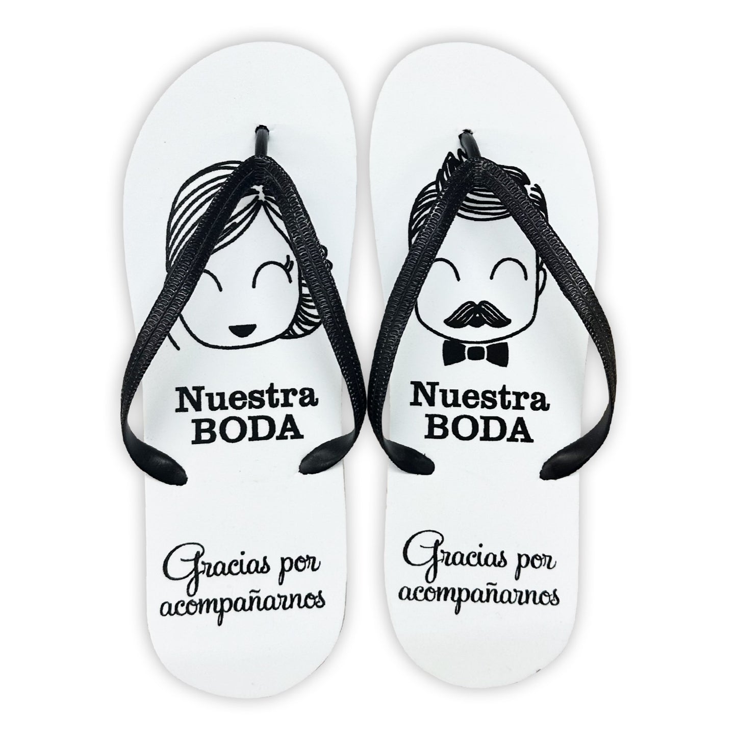 Sandalia  para Boda Mod.20 NOVIOS Nuestra Boda ( Suela :Blanca -T