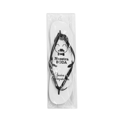 Sandalia  para Boda Mod.20 NOVIOS Nuestra Boda ( Suela :Blanca -T