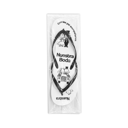 Sandalia  para Boda Mod.56 COMIC Nuestra Boda Gracias por Acompañ