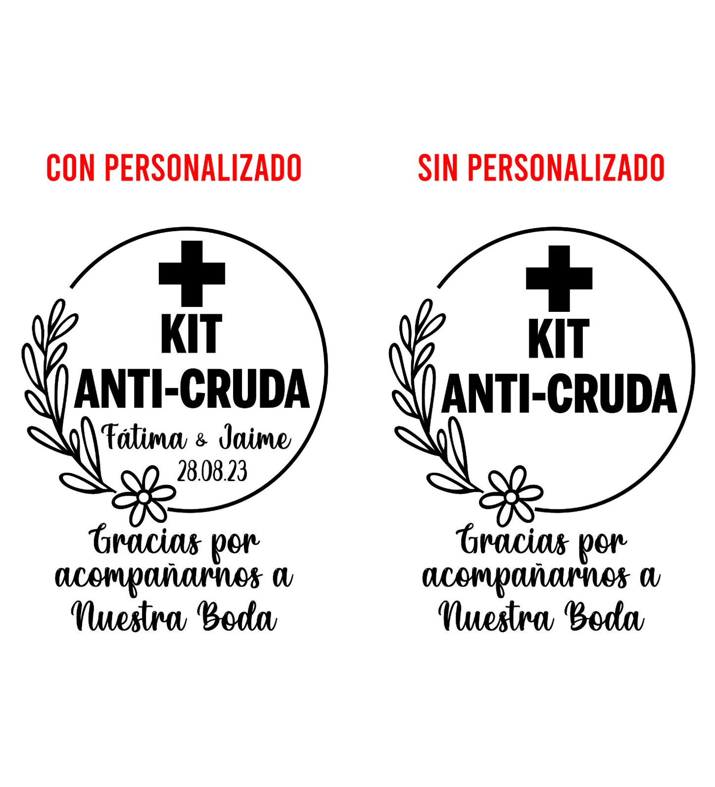 Costalito para Kit Anticruda para Boda mod. 5 Kit Media flor 💍